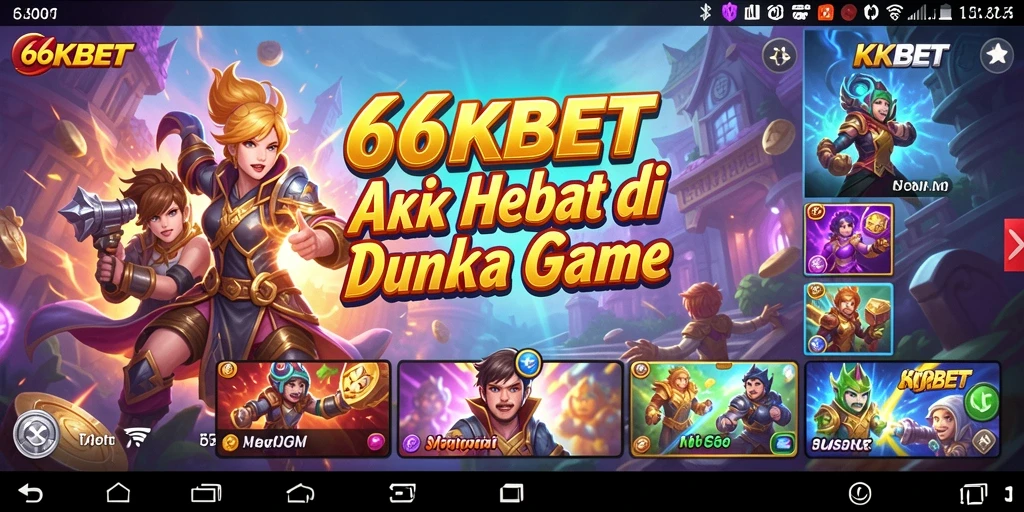 Pengambilan screenshot dari gameplay mendebarkan 66KBET.