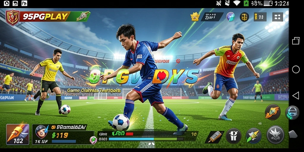 Screenshot gameplay 95PGPLAY menampilkan aksi olahraga yang seru dan menegangkan.