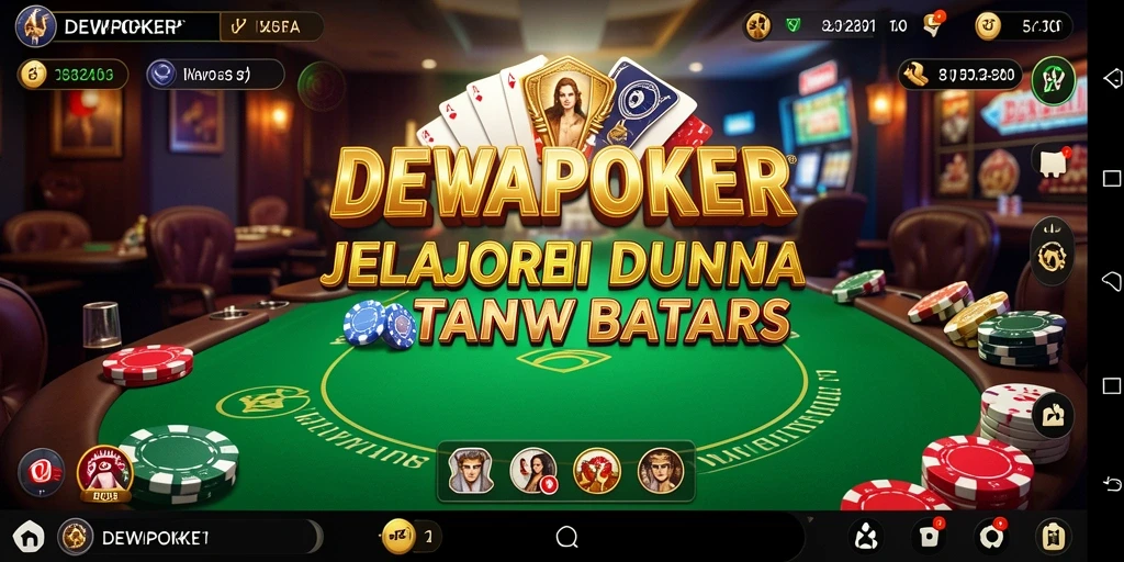 Tampilan gameplay menakjubkan dari DEWAPOKER di dunia Open World.