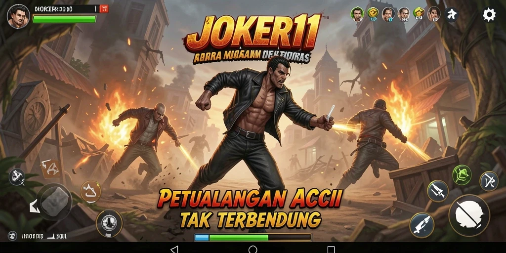 Tangkap aksi mendebarkan dalam gameplay JOKER11 yang intens.