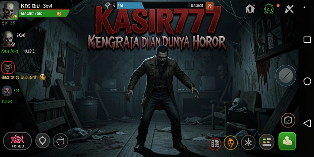 Tangkapan layar KASIR777 menampilkan suasana mencekam dengan elemen horor yang kuat.