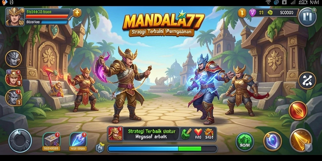 Tampilan gameplay menarik dari MANDALA77 dengan strategi mendalam.