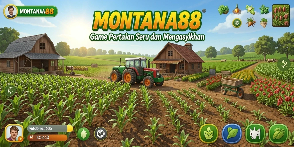 Gameplay menarik dari MONTANA88 dengan elemen pertanian yang seru.