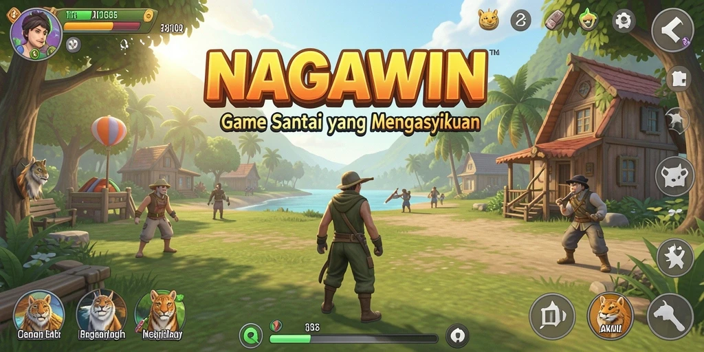 Screenshot gameplay NAGAWIN yang menampilkan momen seru.
