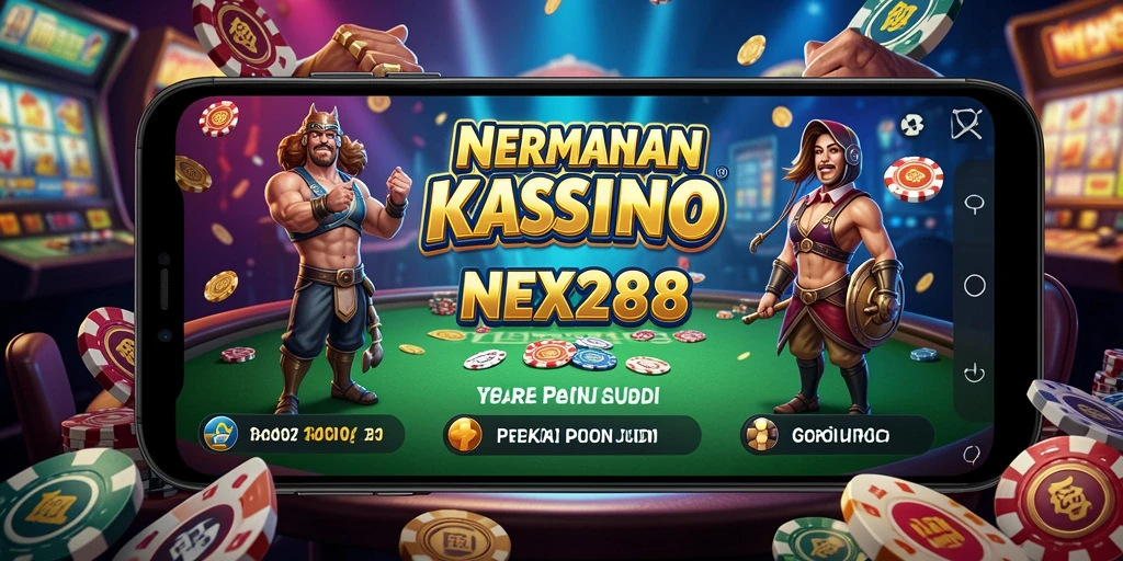 Tampilan gameplay Kasino yang menarik di NEX288.