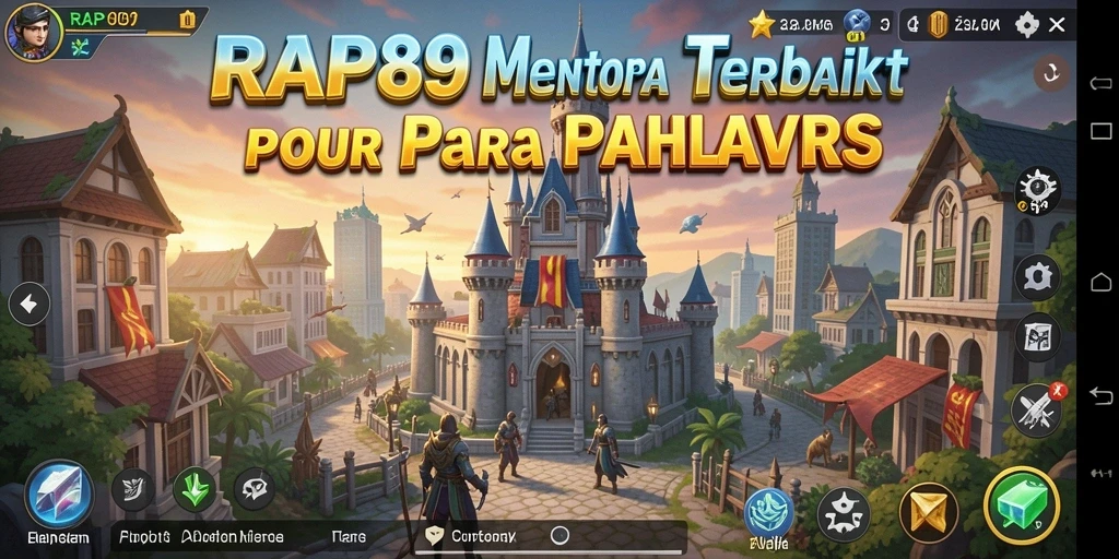 Tampilan gameplay RAP89 yang menegangkan dalam genre Tower Defense.