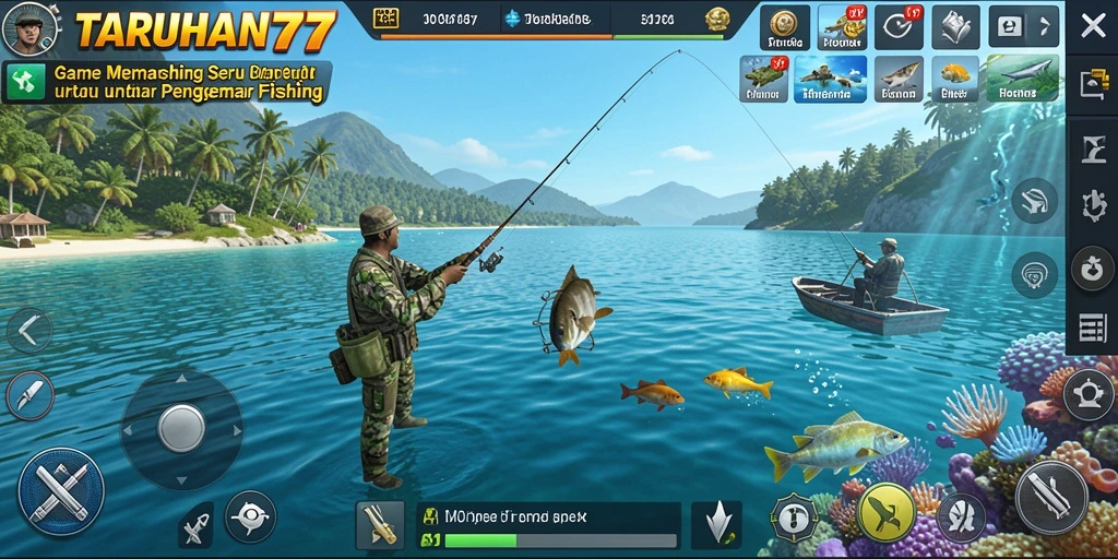 Tangkapan ikan yang menakjubkan dalam gameplay TARUHAN77.