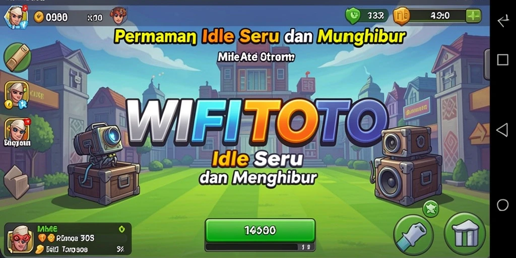 Screenshot utama WIFITOTO menampilkan gameplay Idle yang menawan.