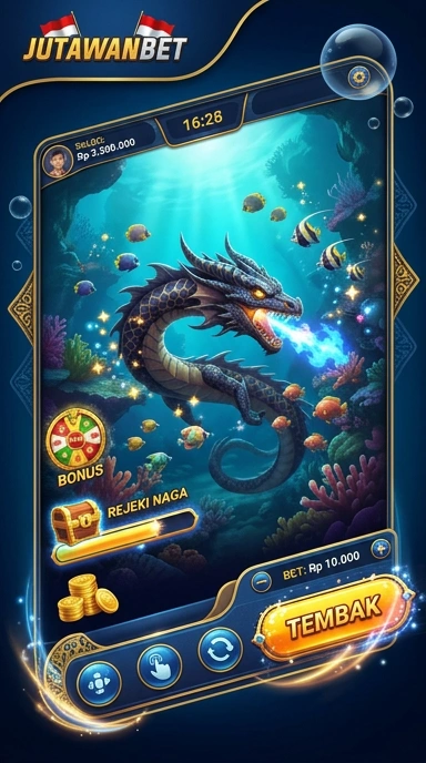 Screenshot dari menu navigasi aplikasi jutawanbet yang mudah digunakan.